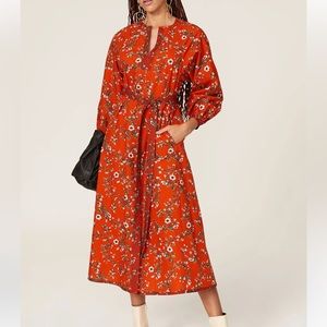 Tory Burch Floral-Print Belted Tunic Dress. Belt included!